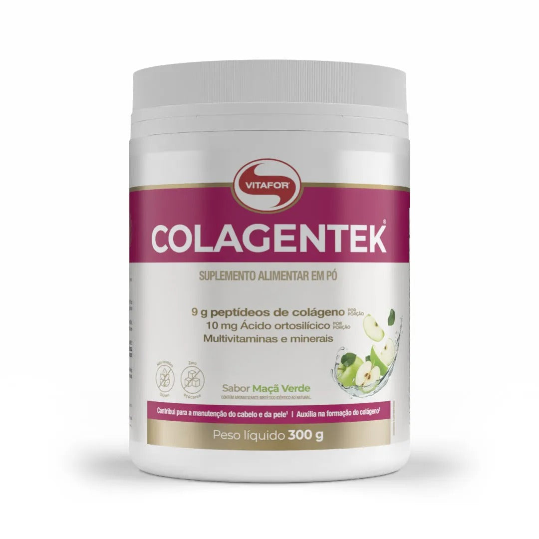 COLAGENTEK®: Sabor Maçã Verde 300g