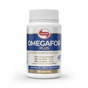 OMEGAFOR® PLUS: Ômega 3 Alta Concentração EPA DHA 240 Cápsulas/120 Cápsulas/60 Cápsulas