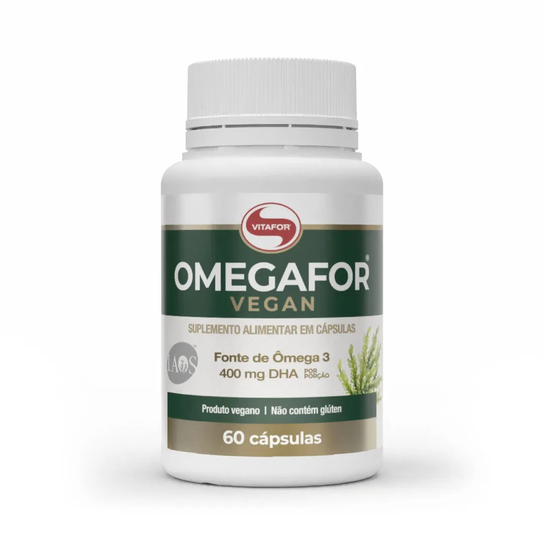 OMEGAFOR® VEGAN: Ômega 3 Vegano 60 Cápsulas