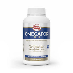 OMEGAFOR® PLUS: Ômega 3 Alta Concentração EPA DHA 240 Cápsulas/120 Cápsulas/60 Cápsulas
